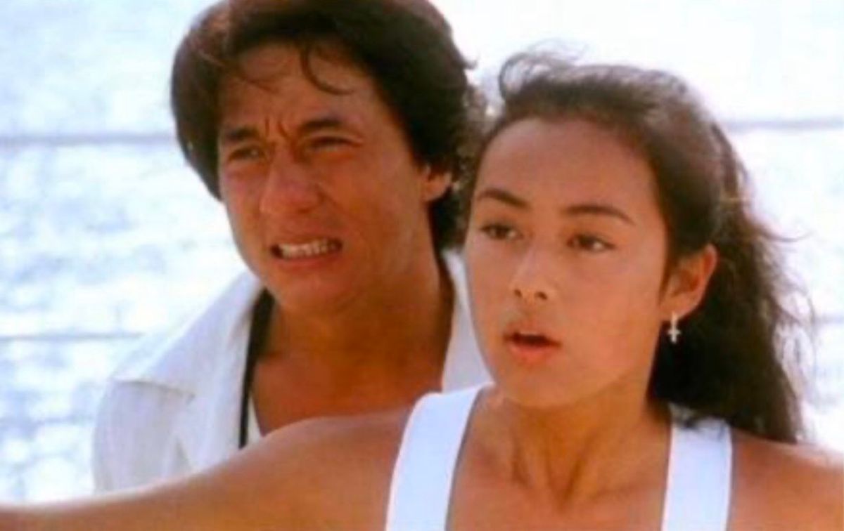 ▲演出成龍電影《城市獵人》的女星後藤久美子（右）有「國民美少女」封號。（圖／翻攝微博）