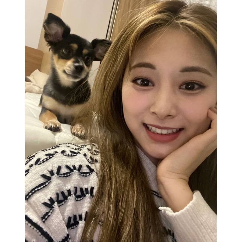 ▲遠在南韓的子瑜,掛心台灣疫情。(圖/TWICE IG)