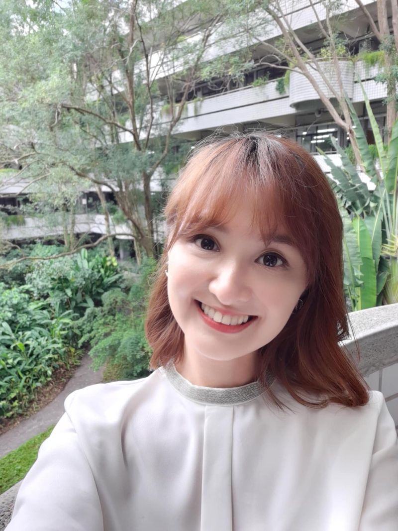 ▲陳家頤有雙水汪汪的大眼,外型亮麗。(圖/陳家頤臉書)