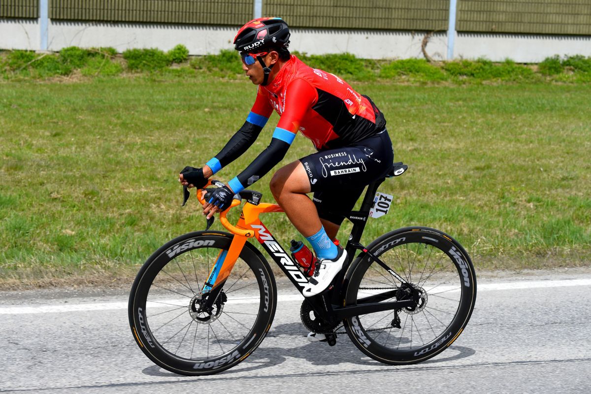 ▲馮俊凱騎_美利達全能空氣動力車REACTO銳克多o。（圖／美利達提供）