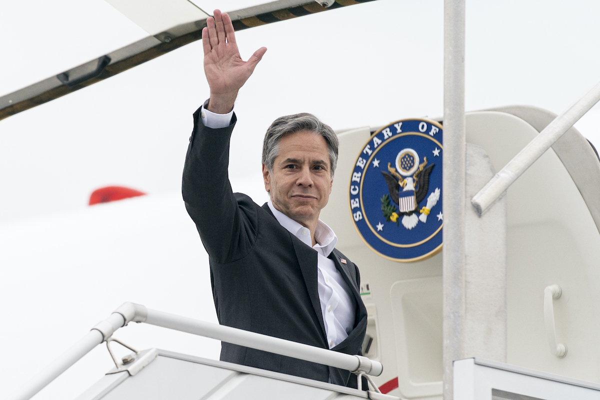 ▲美國國務卿布林肯指出，他下週將前往卡達和德國，就阿富汗危機展開對話。資料照。（圖／美聯社／達志影像）