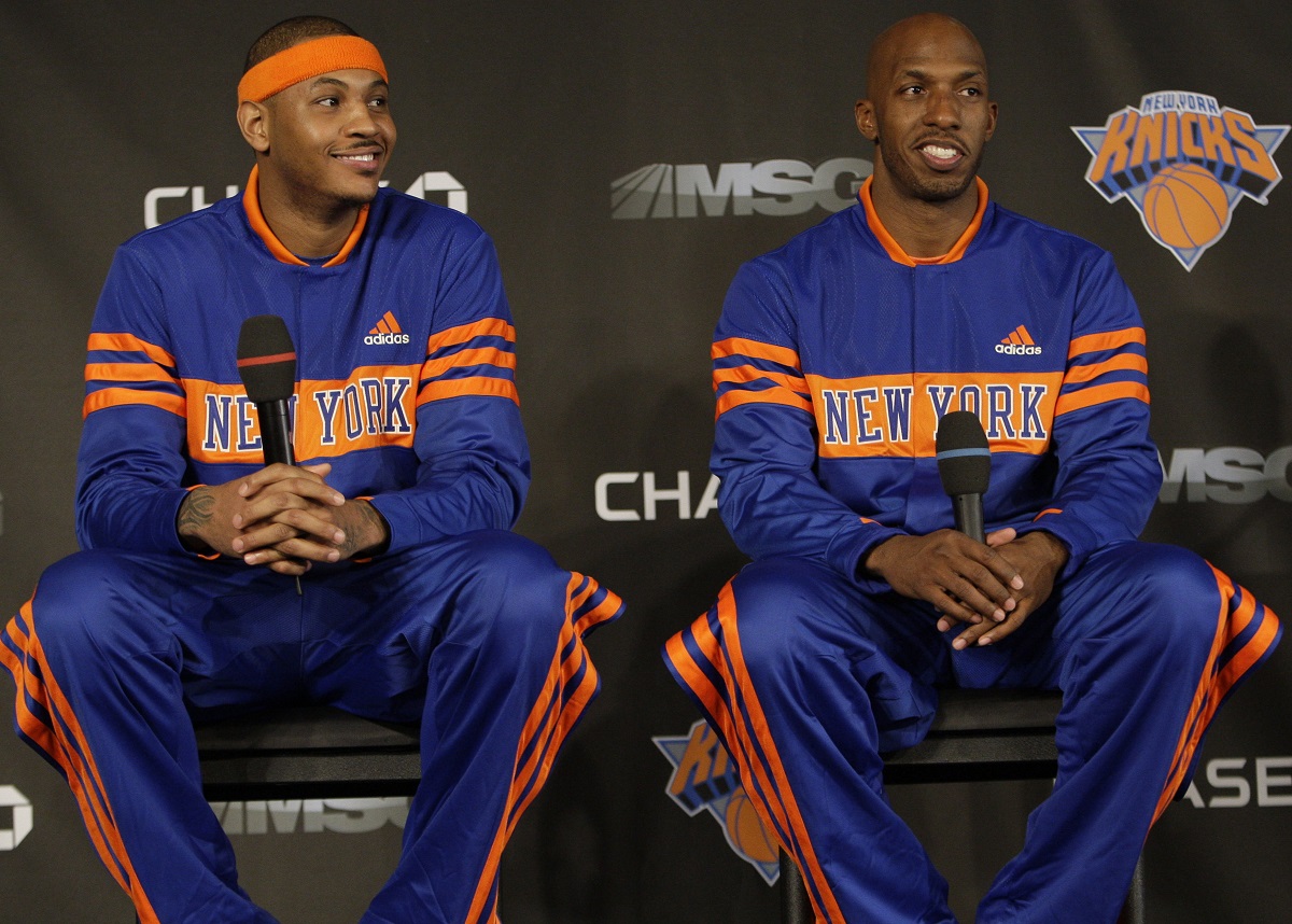 ▲Chauncey Billups和Carmelo Anthony曾在同一支球隊效力。（圖／美聯社／達志影像）
