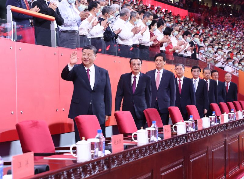 中國百年黨慶表演、頒獎儀式　2前領導人未出席引關注
