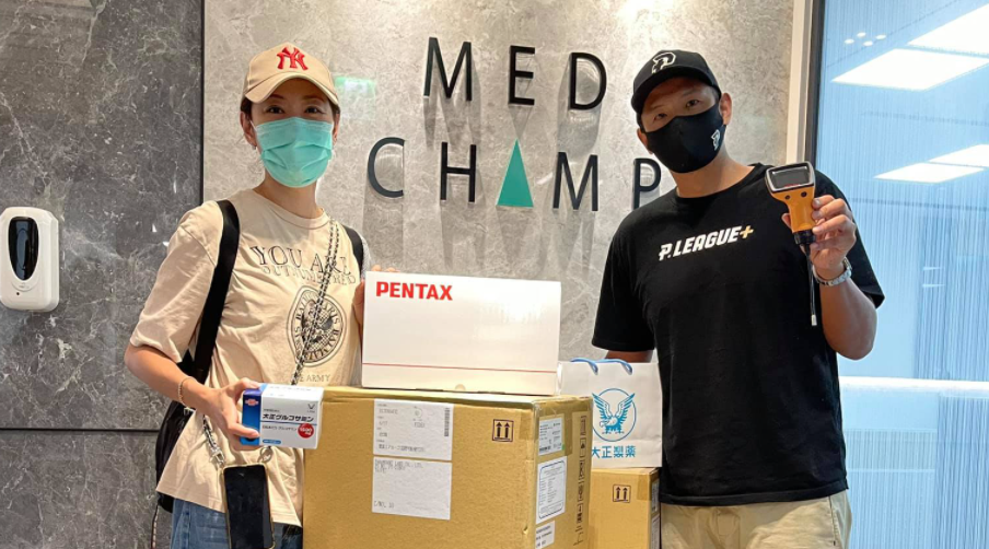 ▲賈永婕收到P聯盟執行長陳建州的罰款添購醫療器材。（圖／取自陳建州臉書）