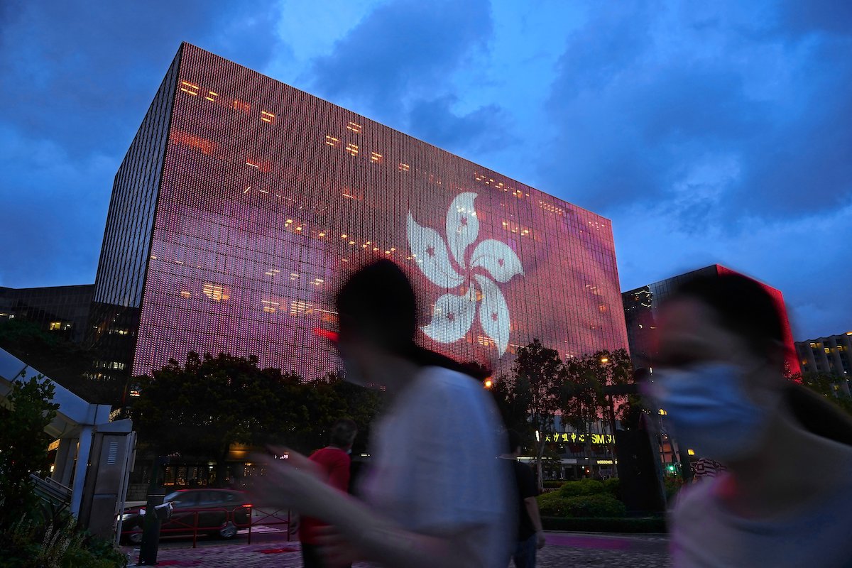 ▲香港街景示意圖。（圖／美聯社／達志影像）