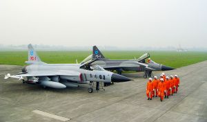 FC-1梟龍戰機。(圖/成都飛機公司) ▲FC-1梟龍戰機。(圖/成都飛機公司)