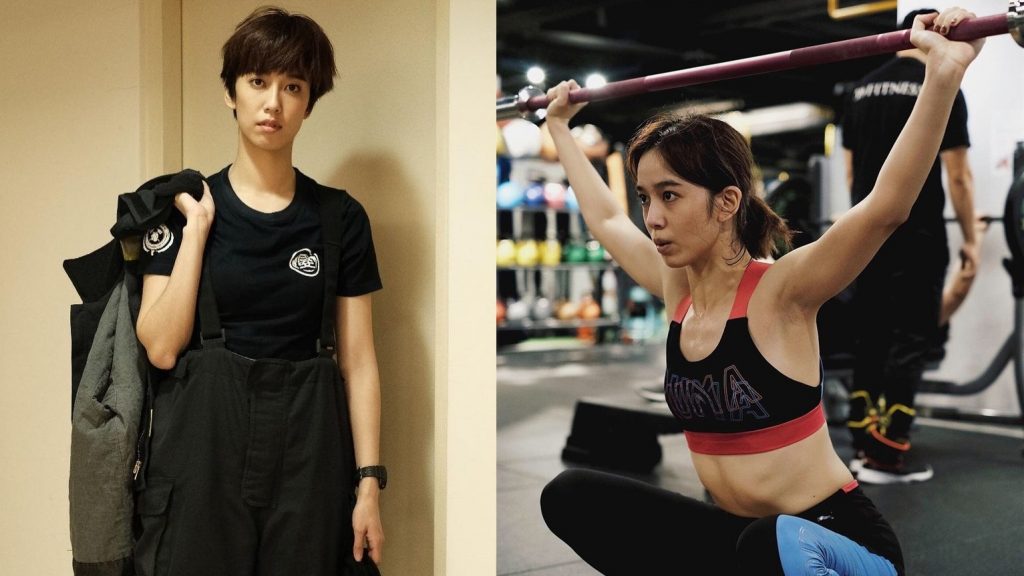 ▲陳庭妮為飾演《火神的眼淚》的女消防員，健身2個多月時間鍛鍊身型。（圖／陳庭妮IG）