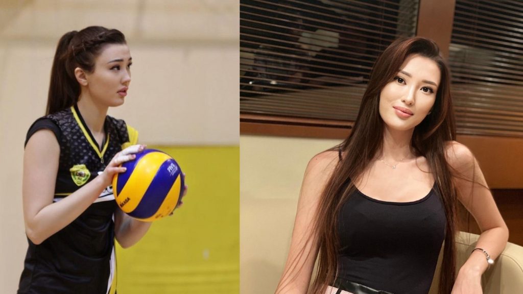 ▲7年前曾隨哈薩克國家隊來台的女排美少女莎賓娜，如今成性感人妻。（圖／取自莎賓娜IG)