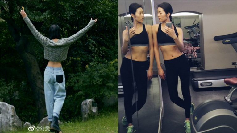 ▲熱愛各種運動的劉雯，也分享自己最常訓練的３種瘦腰運動。（圖／VOGUE提供）