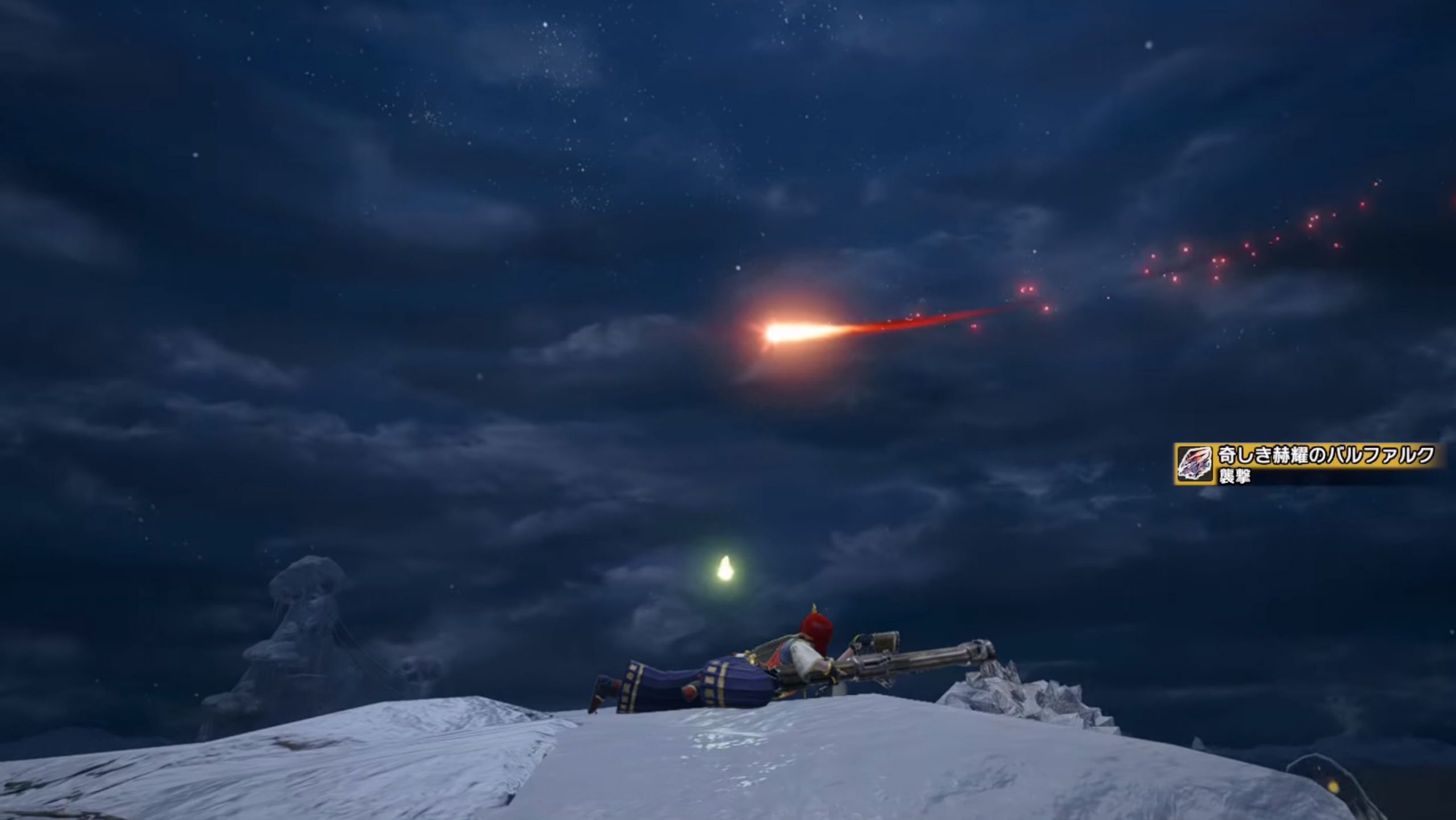 《魔物獵人崛起》日本玩家跑到各地圖最高處觀察天彗龍的大招。