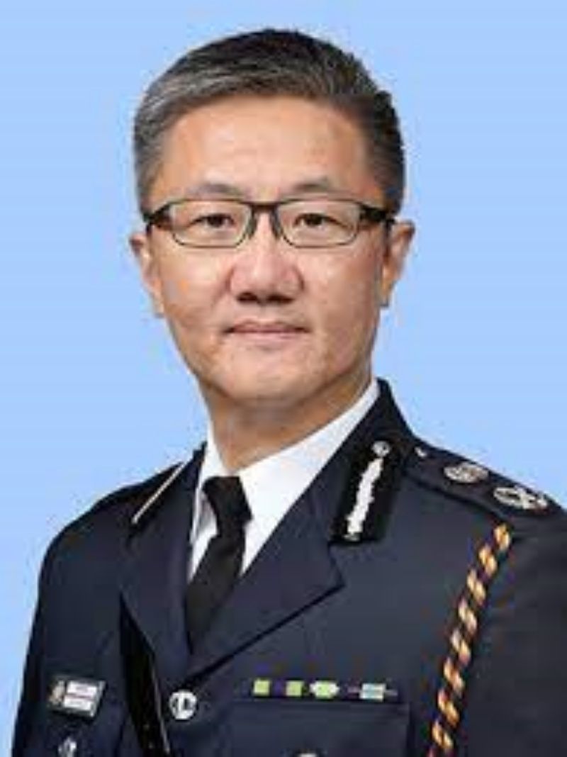 ▲香港新任警務處長蕭澤頤也在這波授勳名單內。（圖／翻攝自香港政府官網）