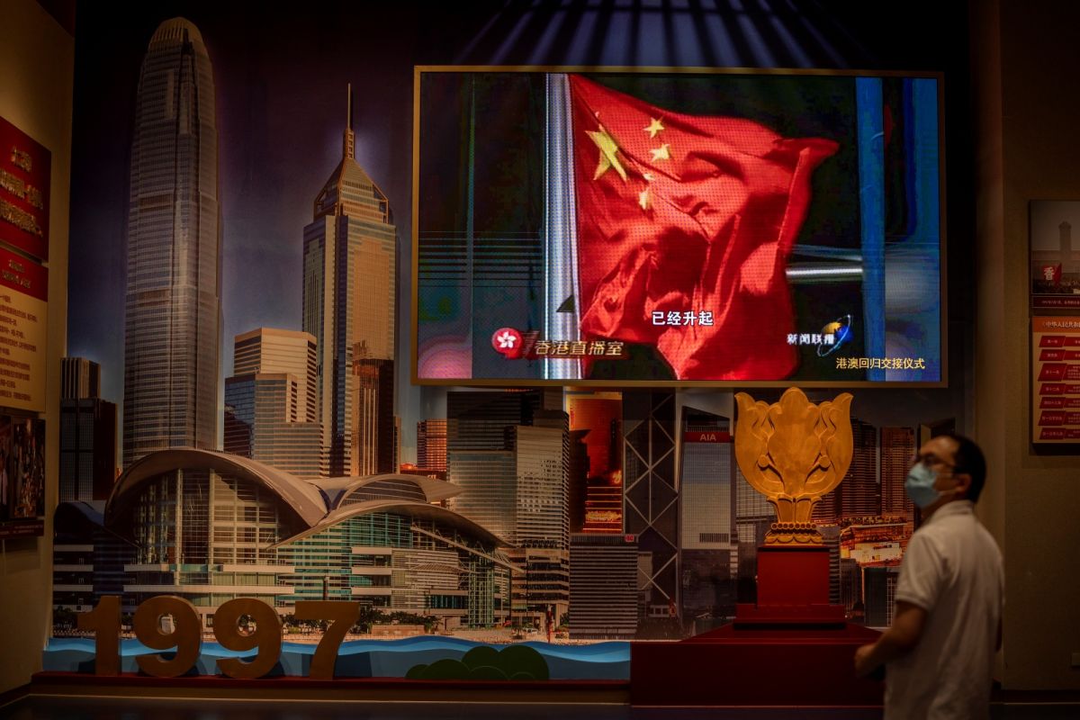 ▲中共迎來建黨百年，香港也已回歸24年，但局勢已產生重大變化。示意圖。（圖／美聯社／達志影像）