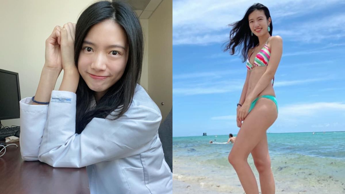 ▲「台大秀智」吳若玄分享泳裝辣照。（圖／吳若玄臉書）