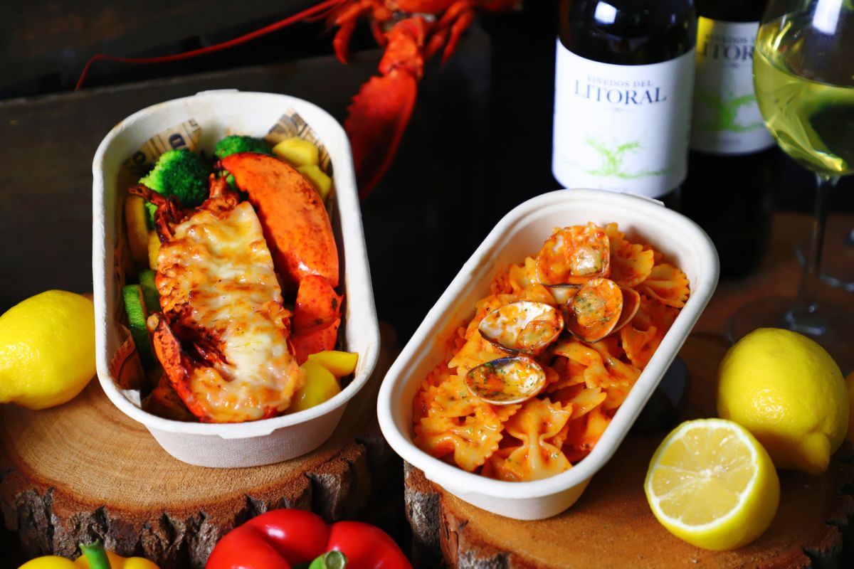 ▲台中林酒店端出高檔龍蝦餐盒，超高cp值讓饕客大讚吃到賺到。（圖／業者提供）