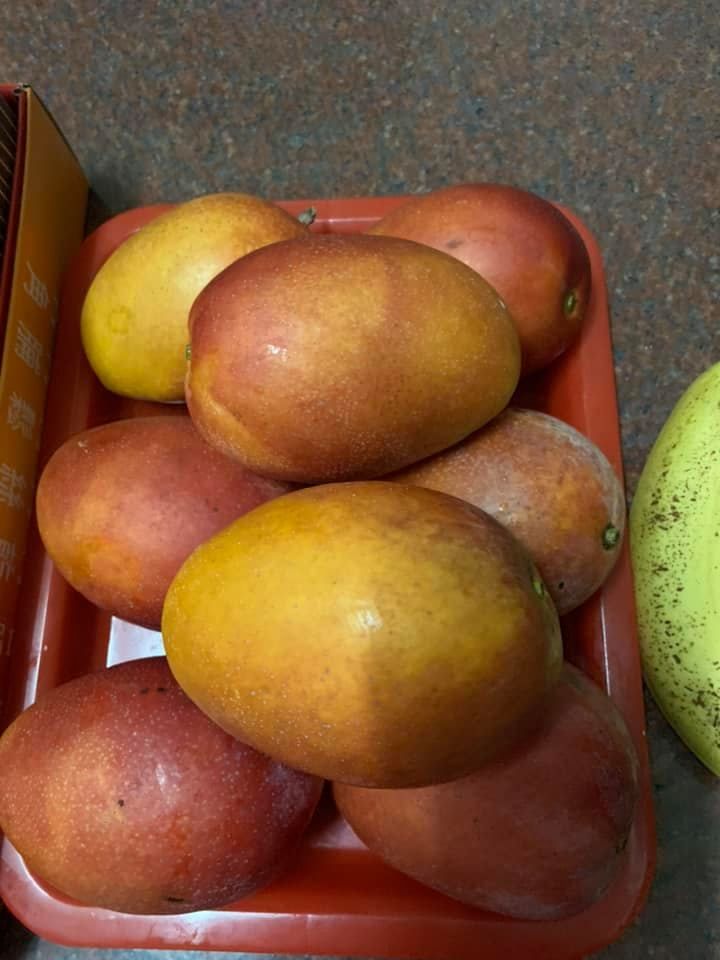 ▲網友阿嬤買了許多芒果回來。（圖／翻攝自《爆怨2公社》臉書）