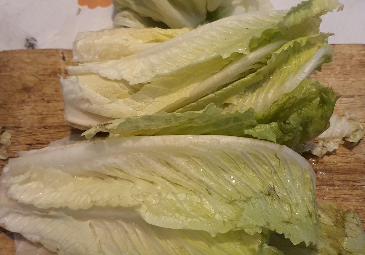 ▲一名女網友拿到了沒見過的青菜，因此上網發文求解。（圖／翻攝廚藝公社臉書）