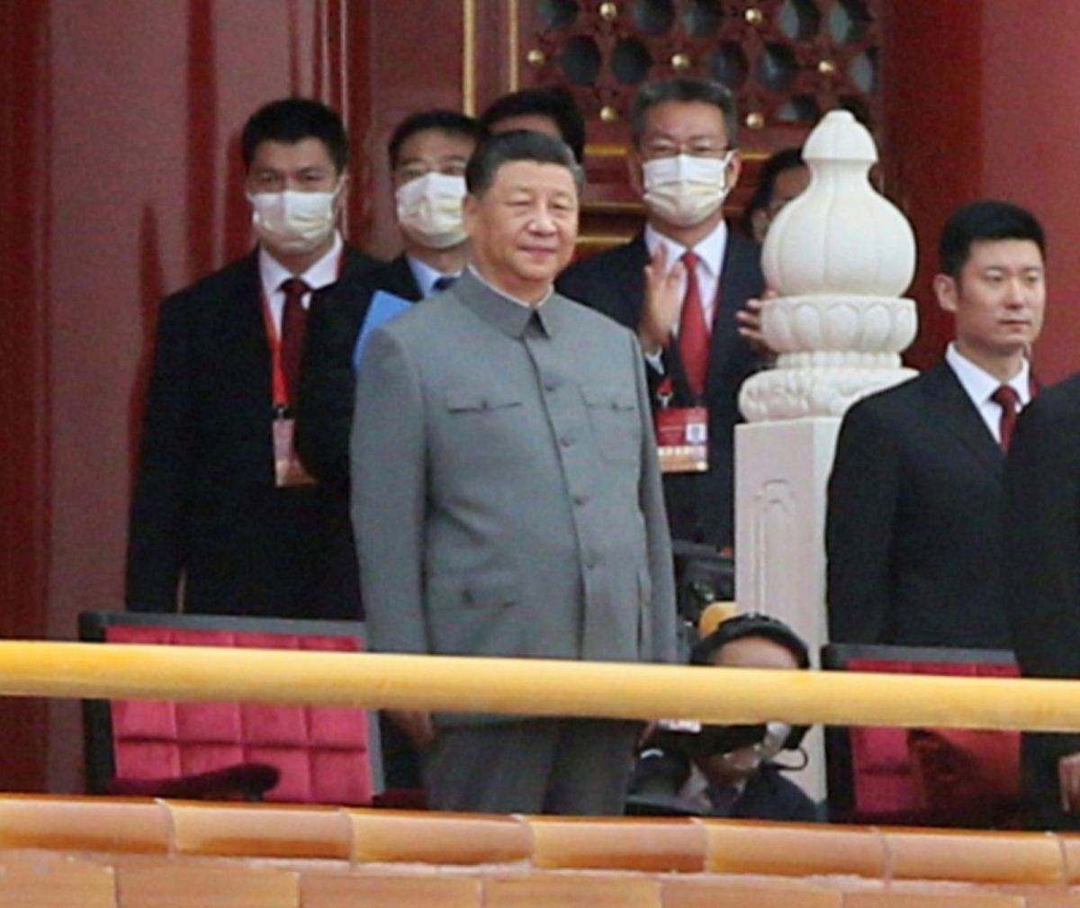 ▲中共1日慶祝建黨百年，中共總書記習近平在大會上誓言粉碎台獨圖謀、對抗外來勢力。美國國務院今天重申支持和平解決兩岸議題，並敦促北京停止施壓台灣，改進行有意義對話。（圖／美聯社／達志影像）