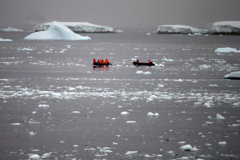 ▲聯合國證實，南極大陸的最高溫已創下新紀錄，去年測到了攝氏18.3度（華氏64.9度）的數值。資料照。（圖／美聯社／達志影像）