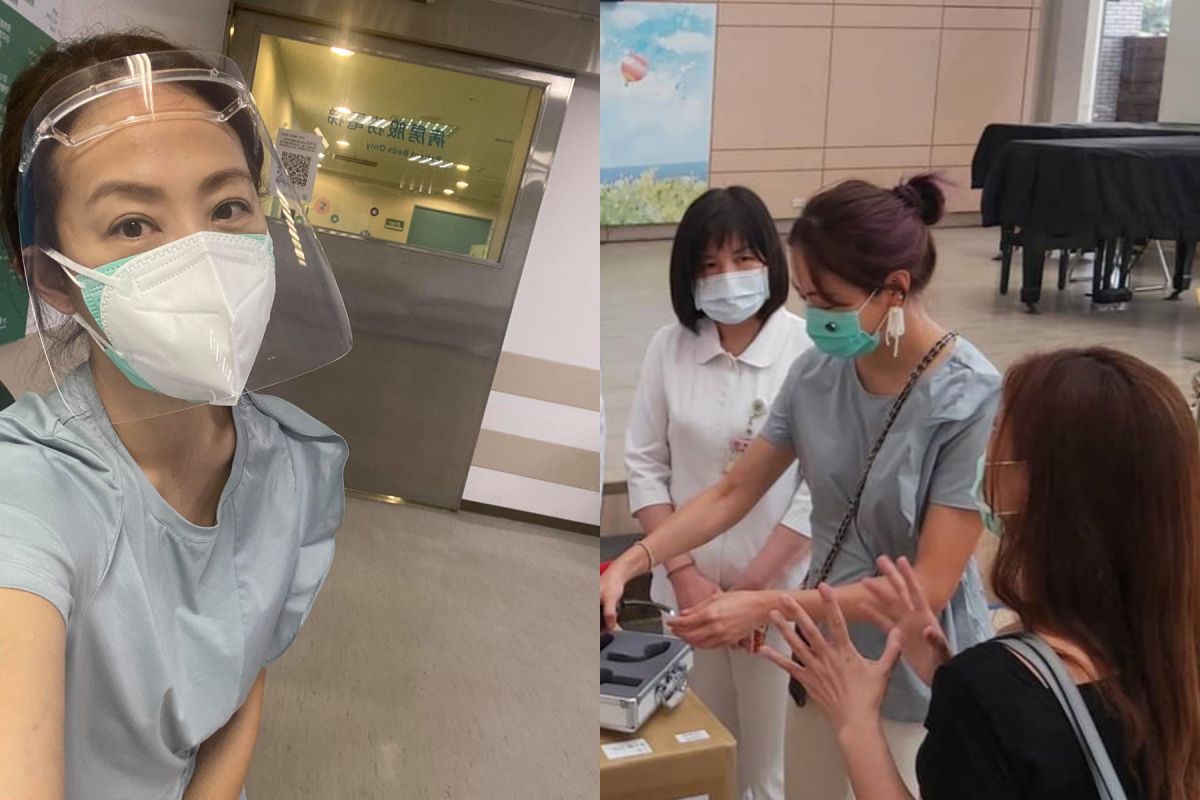 ▲賈永婕發文遭疑刷存在感，本人現身回應親赴醫院理由。（圖／賈永婕臉書）