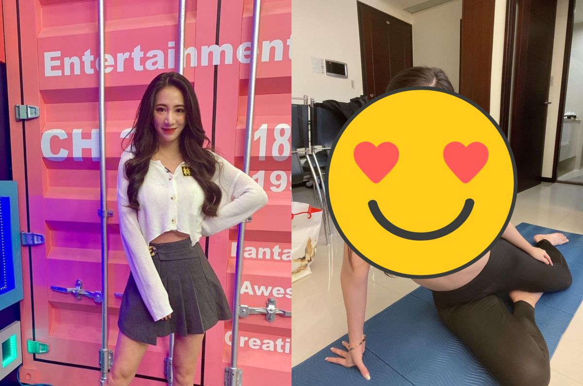 ▲林采緹居家運動素顏上陣，傲人身材吸睛。（圖／林采緹IG）