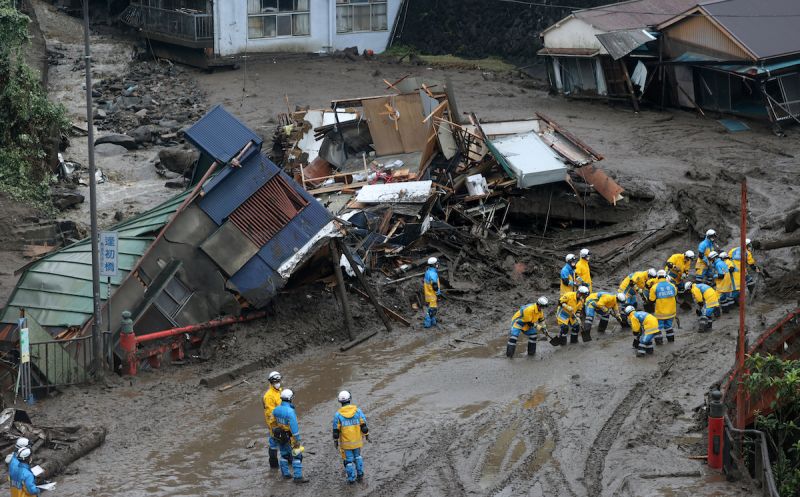 靜岡土石流　日相指示全力搜救留意二次災害
