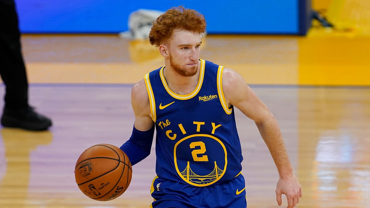 ▲勇士小將 Nico Mannion。（圖／美聯社／達志影像）