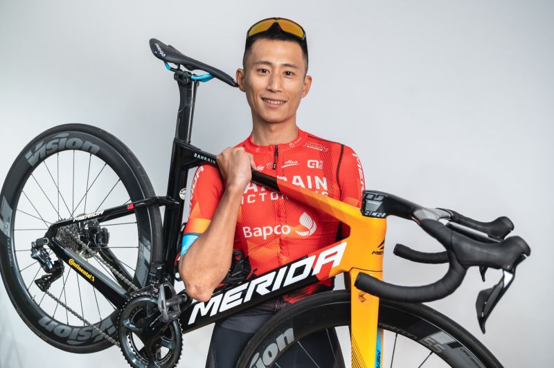 ▲台灣睽違25年再次取得男子自由車公路賽的參賽資格,馮俊凱將與美利達頂級戰駒銳克多並肩作戰。(圖/美利達自行車提供)