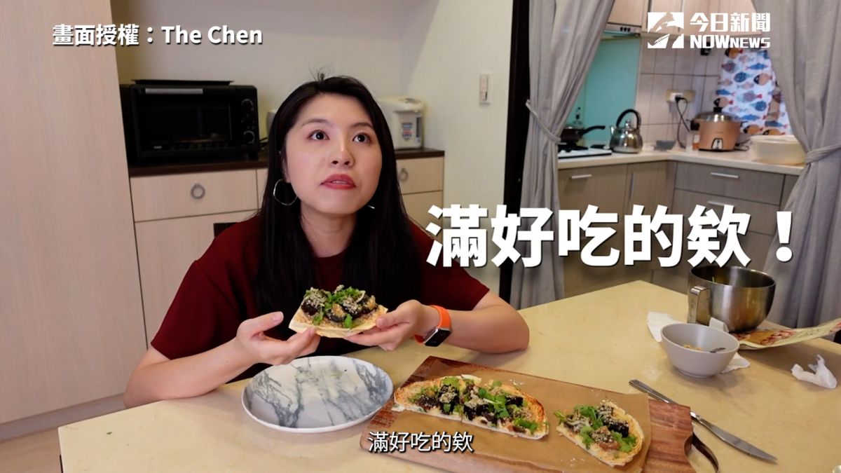 ▲香菜豬血糕披薩熱銷缺貨，全台不少人想訂也訂不到。(圖／The Chen授權)