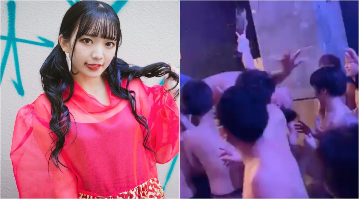 ▲田中彩羽（左）無法維持團體的「形象」，宣布退團。（圖／田中彩羽、PLANCK STARS Twitter）