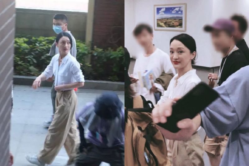 ▲周迅回眸的瞬間美到窒息。(圖/娛樂每日報微博)