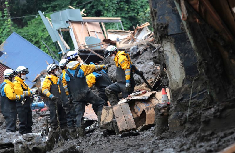 日本熱海土石流再尋獲一具遺體　總計11死17失聯
