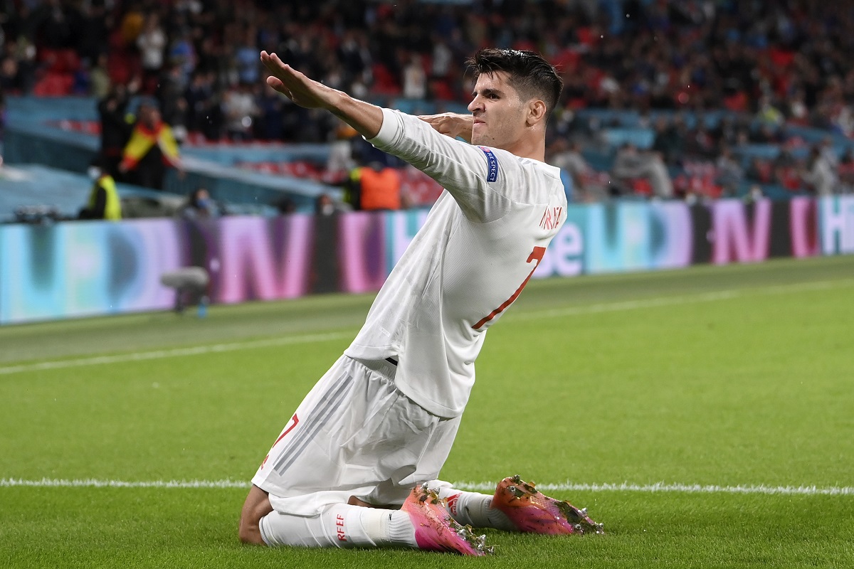 ▲Alvaro Morata進球。（圖／美聯社／達志影像）