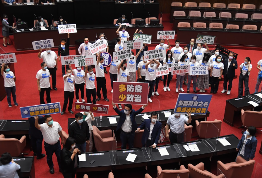 ▲立法院今舉行談話會，國民黨團盼召開臨時會修公投法。（圖／立法院提供）