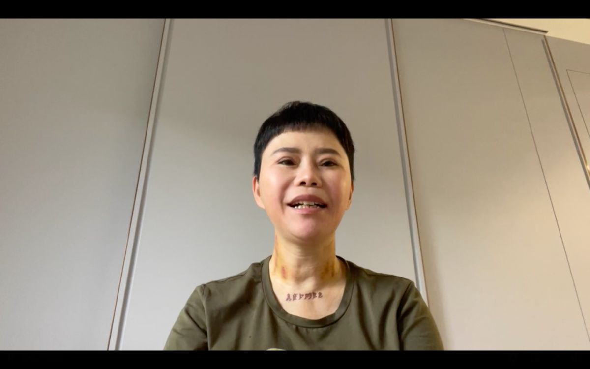 ▲詹雅雯在直播中忘記歌詞，讓她心情很低落。（圖／翻攝詹雅雯臉書）