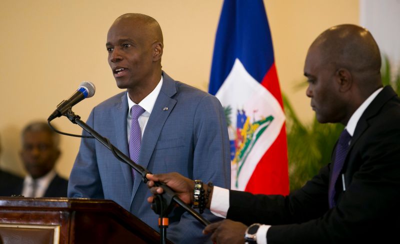 槍手半夜偷襲　海地總統摩依士於自宅遇刺身亡　
