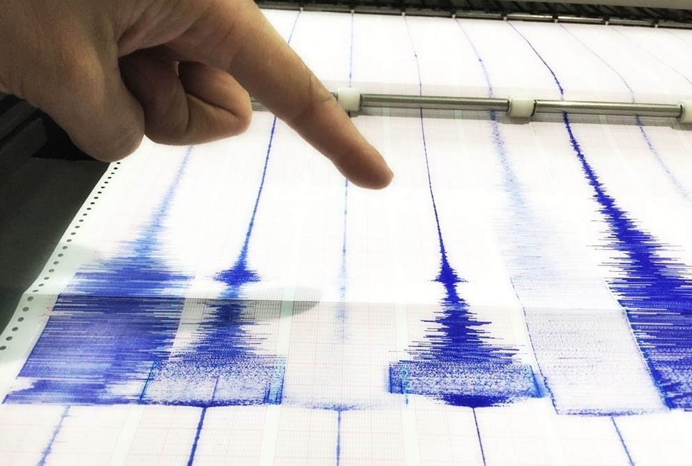 ▲花蓮地震晚間連4起 氣象局估2、3天內有餘震。（中央社檔案照）