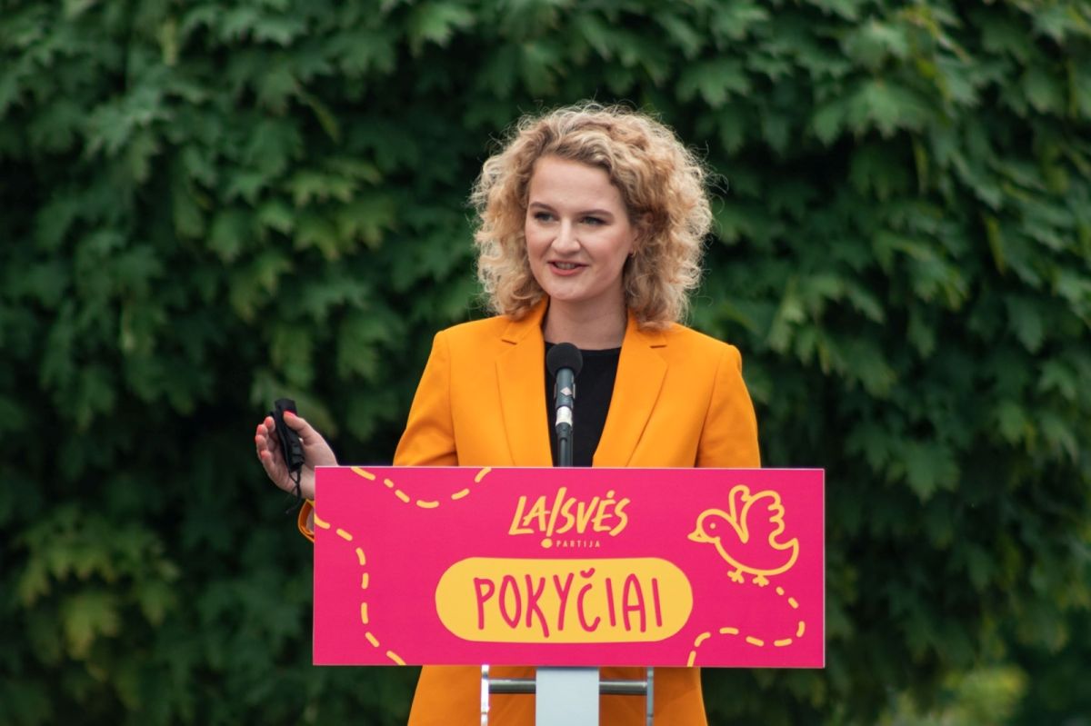 ▲立陶宛經濟部長阿爾莫奈特接受德國媒體訪問時透露，預計今年10月或11月在台灣成立辦事處，她並表示不擔心中國的制裁。資料照。（圖／翻攝自臉書）