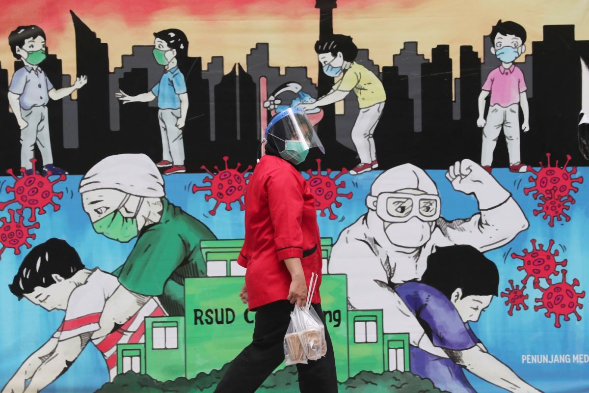 ▲印尼新冠疫情持續嚴峻。（圖／美聯社／達志影像）