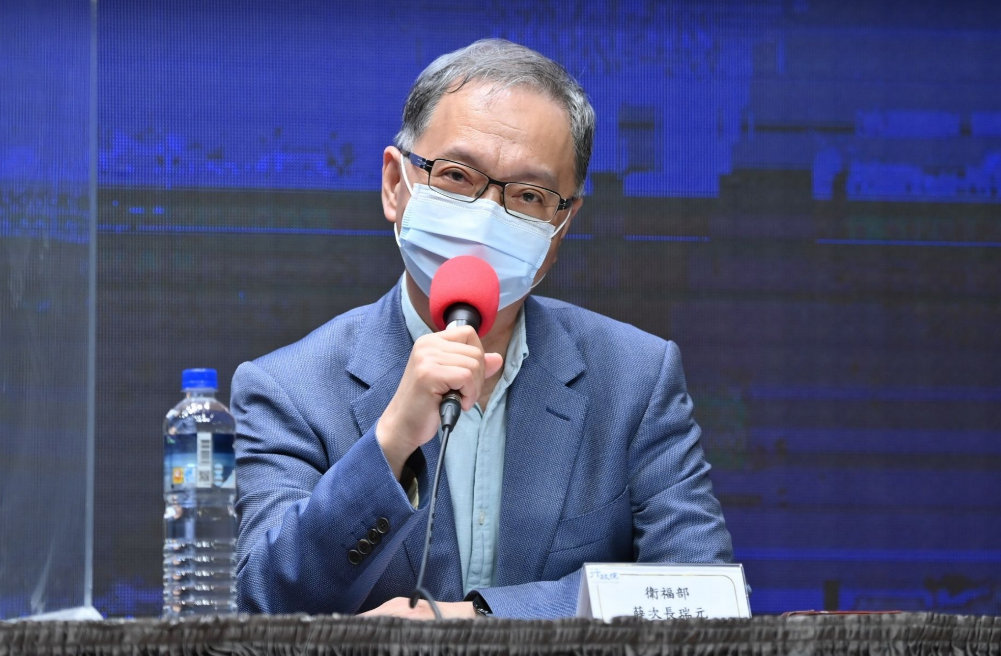 ▲衛福部次長薛瑞元認為，柯文哲的「設局說」，有損其高智商形象。（圖／行政院提供）