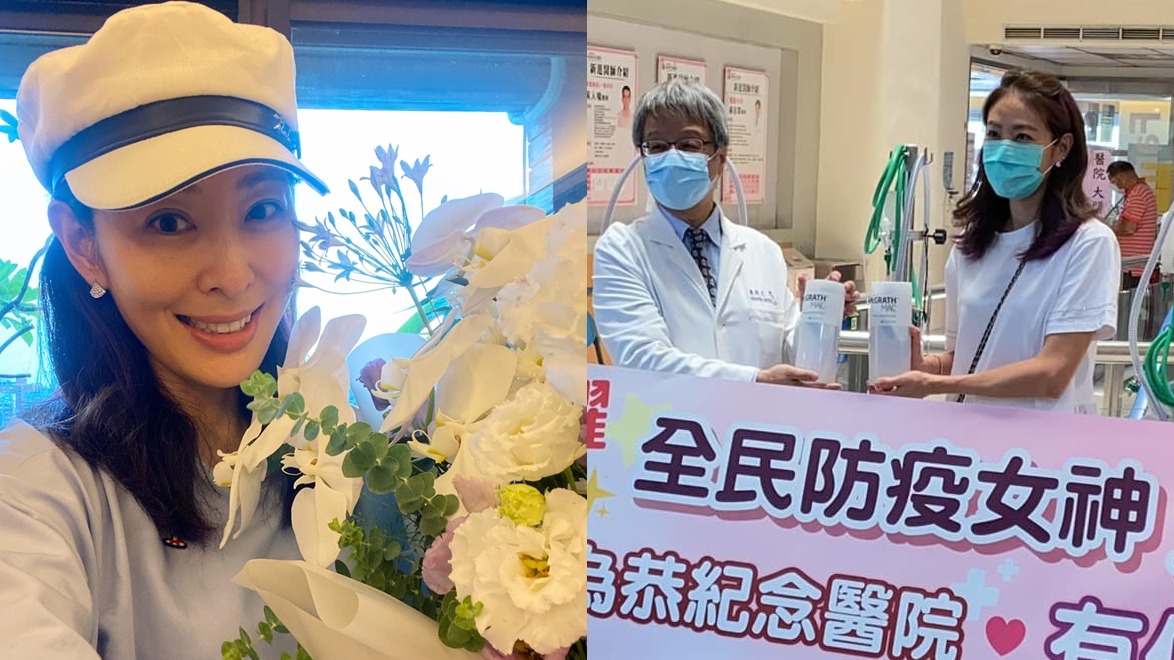 ▲整個6月裡，賈永婕四處奔波送便當與醫療機器的倩影，成為許多民眾的「抗疫女神」代表。（圖／賈永婕臉書）