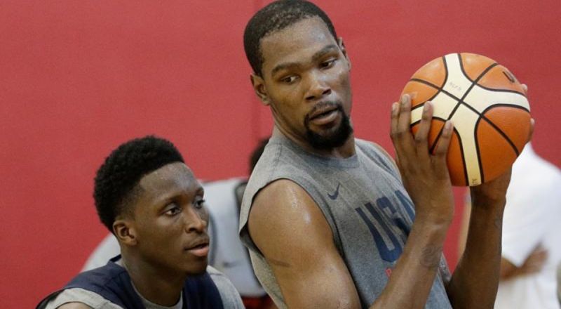美國男籃吞2連敗 KD不緊張:各隊都有NBA球星