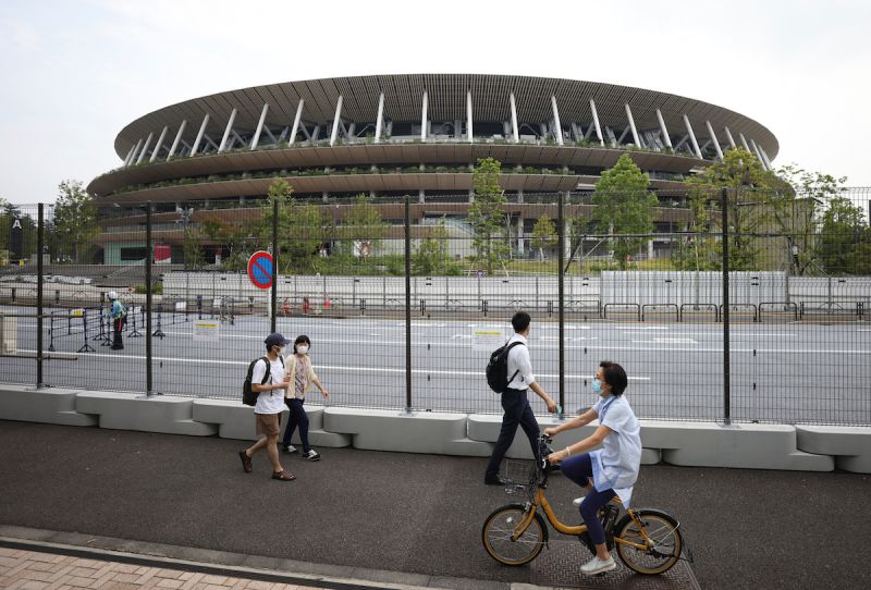 ▲消息人士告訴路透社，東京奧運贊助商不滿籌備單位等到「最後關頭」才拍板的決策模式，以及是否同意觀眾入場遲未定案，紛紛取消或縮減與東京奧運有關的展攤及宣傳活動。（圖／美聯社／達志影像）