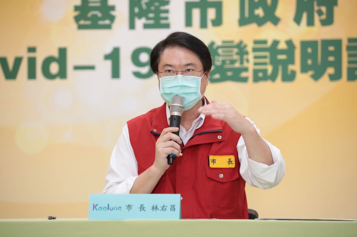 ▲基隆市長林右昌強調，他的態度是「寧穩勿急，戒急用忍」，不要為了爽2天又要多關2個月。（圖／基隆市政府提供）