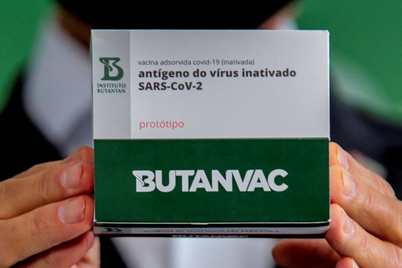 ▲巴西聖保羅州衛生廳旗下布坦坦研究所（Instituto Butantan）研發的2019冠狀病毒疾病（COVID-19）疫苗ButanVac，今天展開第一階段人體臨床試驗。（圖／美聯社／達志影像）