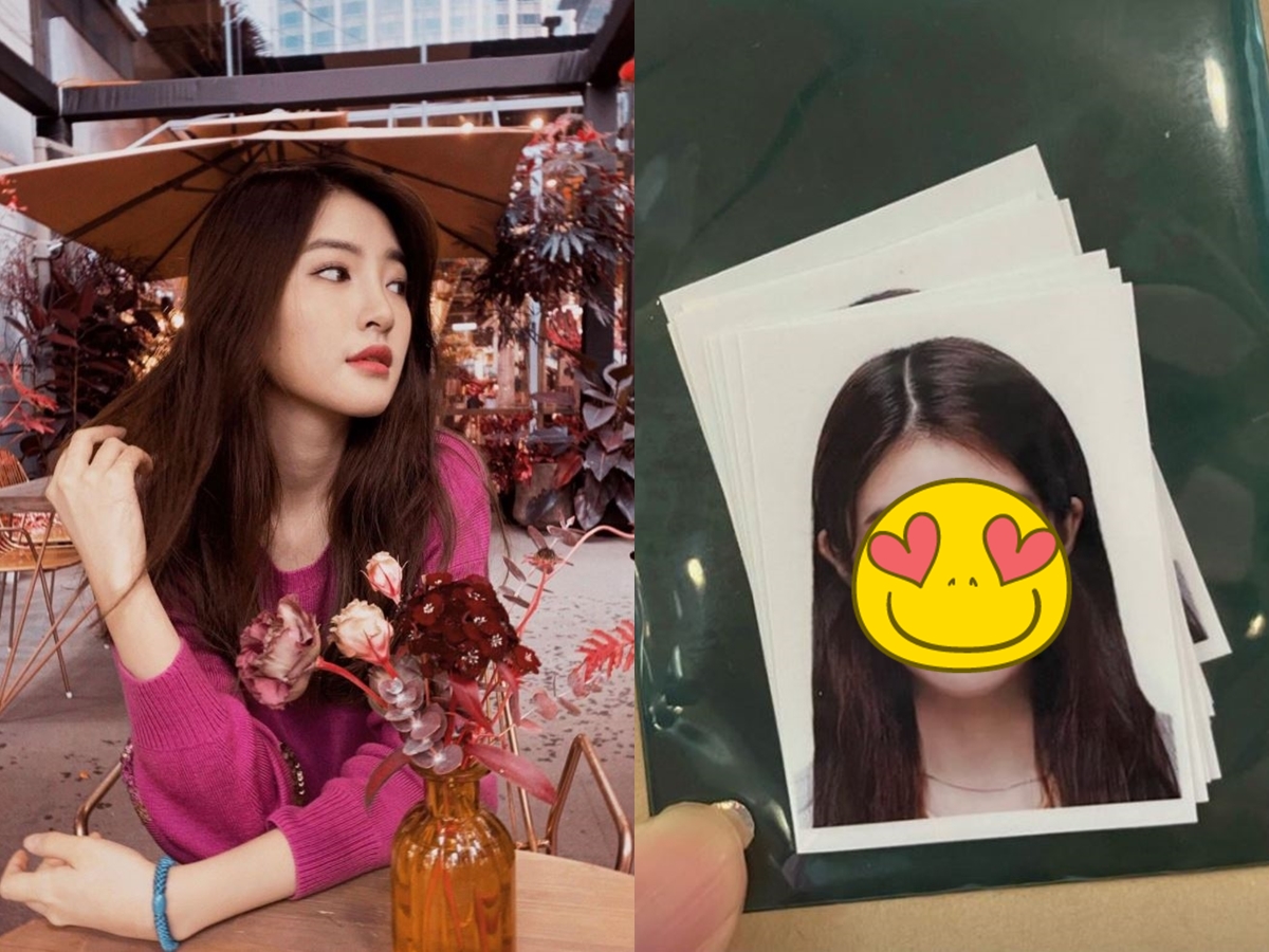▲王中平女兒韓菲曬出絕美證件照。（圖／翻攝韓菲IG）