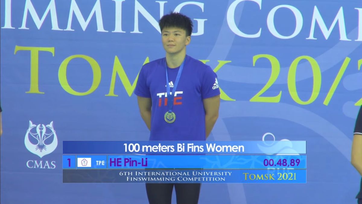 ▲台中女蛟龍何品莉勇奪世界蹼泳錦標賽2金1銀(圖／運動局提供2021.7.11)