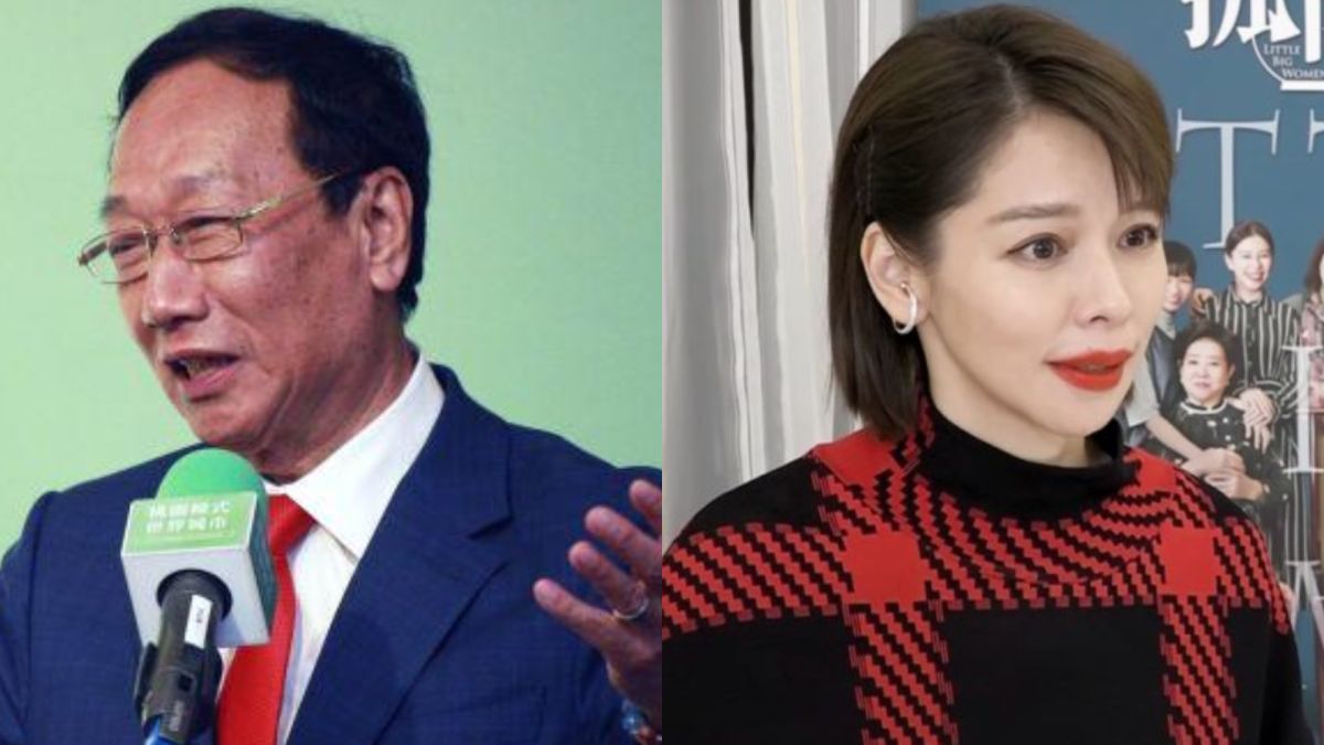 ▲郭台銘（左圖）完成BNT疫苗簽約，徐若瑄表達感謝。（圖／記者李春台攝、資料照）