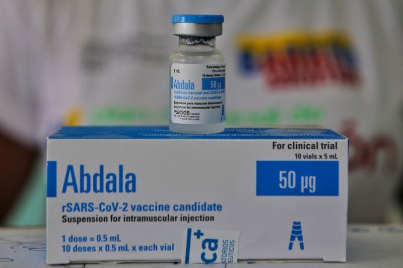 ▲古巴國營的生物製藥公司生產的新冠疫苗獲得當地政府批准緊急使用授權，成為拉丁美洲和加勒比海地區，第一個成功開發出新冠疫苗的國家。（圖／美聯社／達志影像）