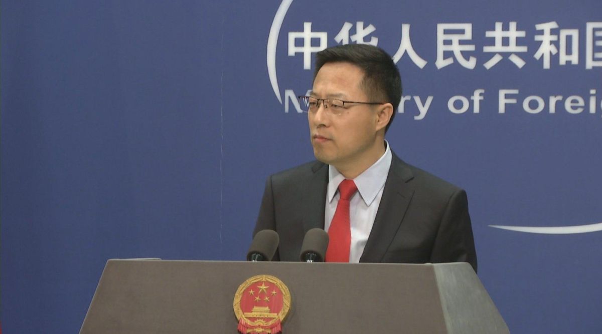 ▲中國外交部發言人趙立堅認為，《彭博社》的評比忽略了重要的「確診病例」和「死亡人數」等數據。（圖／翻攝自中國官媒）