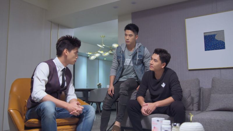 ▲羅宏正（左起）、JR、王傳一飾演三兄弟。（圖／中視）
